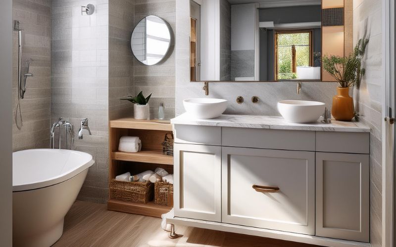 Totalrenovering och utbyggnad badrum & bastu. Lidingö, Mosstorp | Byggfirma på Lidingö i Stockholm