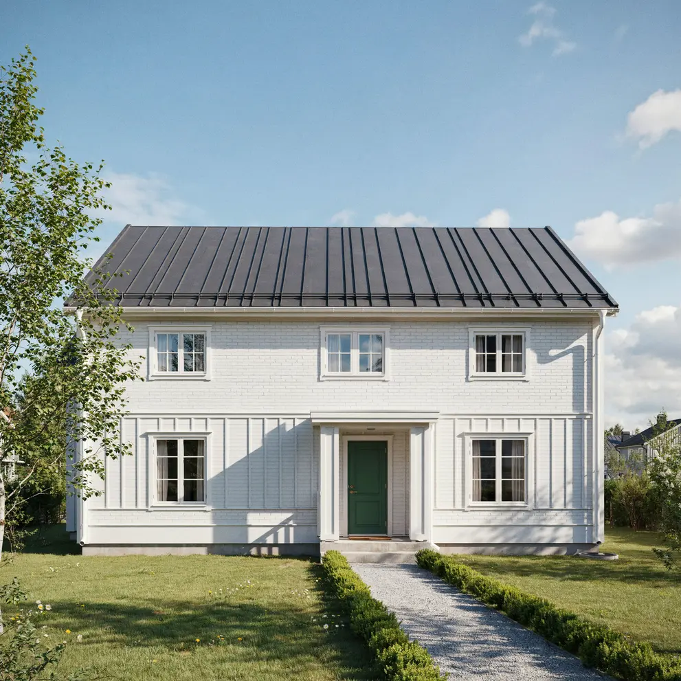 fasadrenovering och ommalning av villa i ostermalm djurgarden lidingo